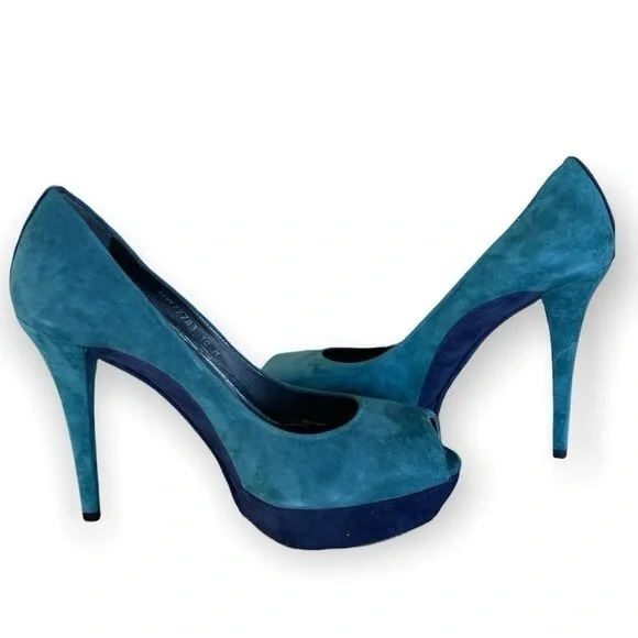 Stuart WEITZMAN peep toe platform pumps - Picture 1 of 10
